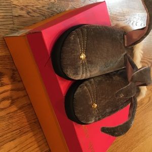 Kate spade velvet bunny slippers!